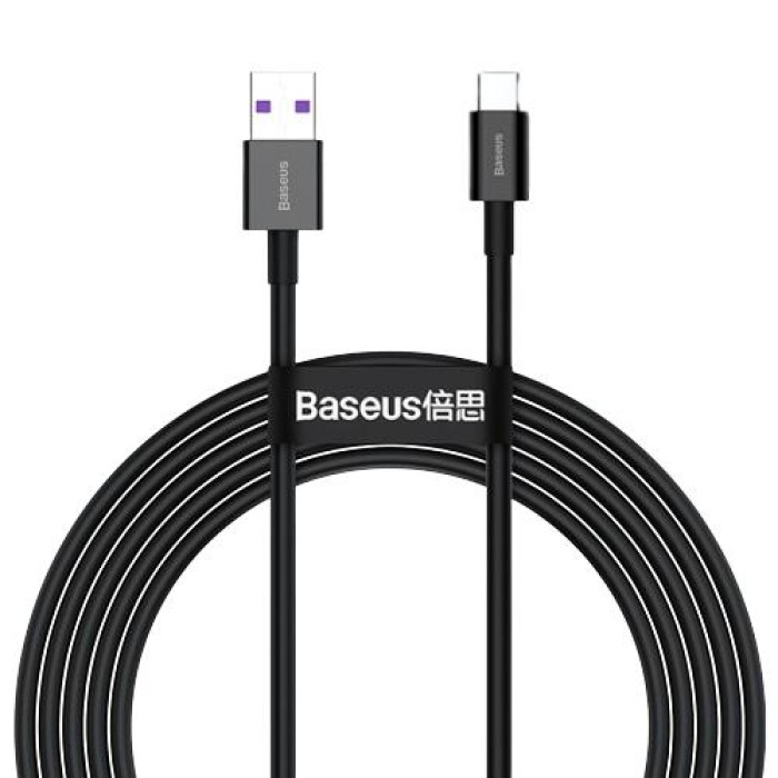 Кабель Baseus Superior USB 2.0 to Type-C 66W 2M Чорний (CATYS-A01)