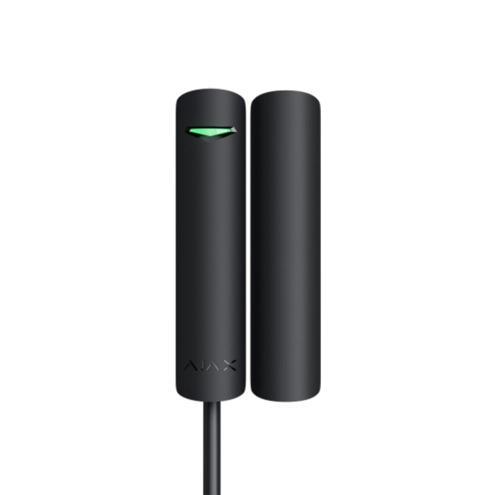 Дротовий датчик відкриття для приміщень AJAX DoorProtect Fibra (black)