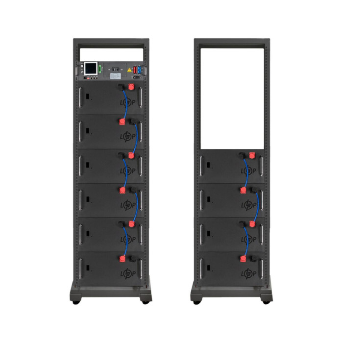 Акумулятор LP LiFePO4 Battery HVM 512V 150Ah (76800 Wh) BMS 125А AB Lrack black