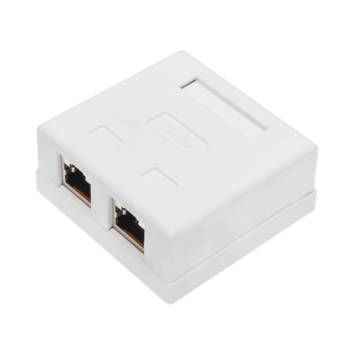 Розетка RJ-45 2-порта кат.5е FTP LP-214