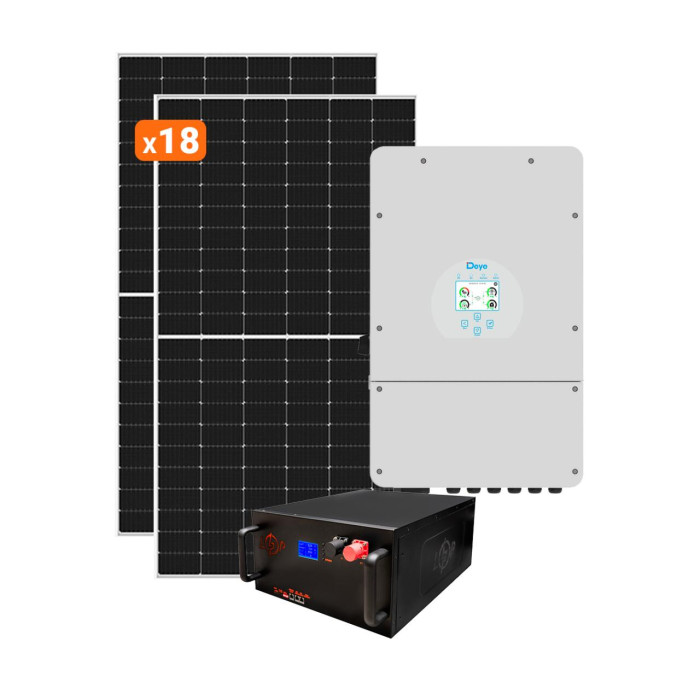 Сонячна електростанція (СЕС) Преміум Deye 10kW АКБ 10kWh LiFePO4 195 Ah