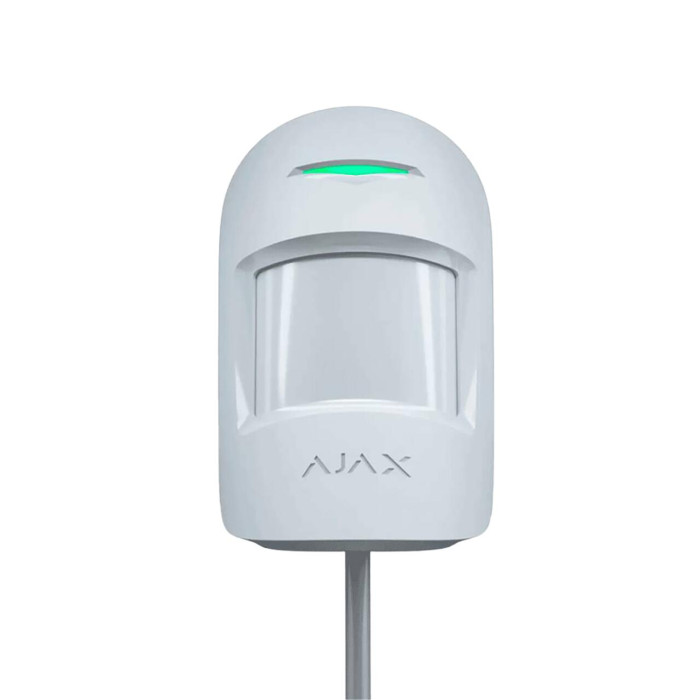 Дротовий датчик руху для приміщень AJAX MotionProtect Fibra (white)