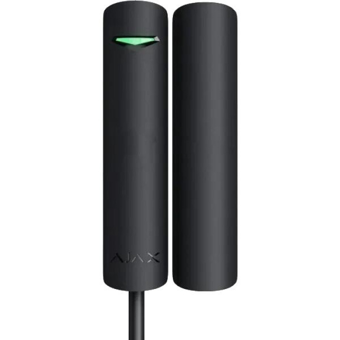 Дротовий датчик відкриття, удару та нахилу AJAX DoorProtect G3 Fibra black