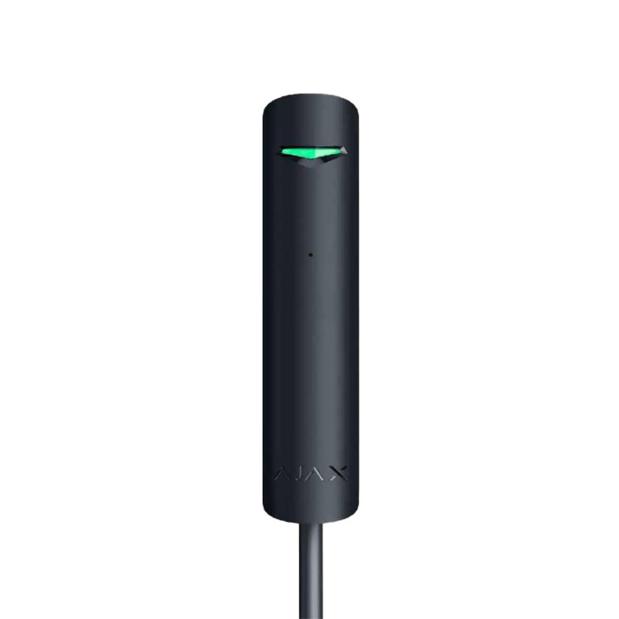 Дротовий датчик розбивання для приміщень AJAX GlassProtect Fibra (black)