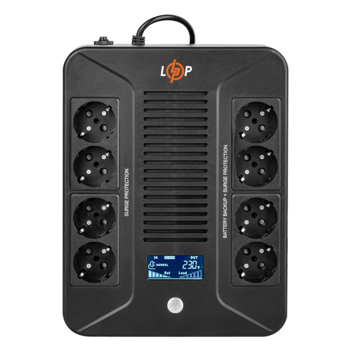 Лінійно-інтерактивне ДБЖ LP-600VA-8PS (360Вт)