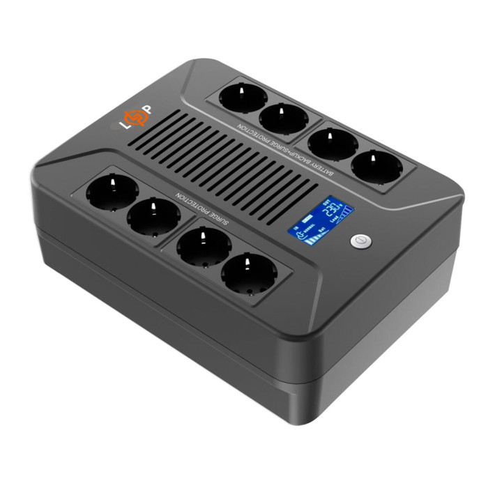 Лінійно-інтерактивне ДБЖ LP-850VA-8PS (480Вт)