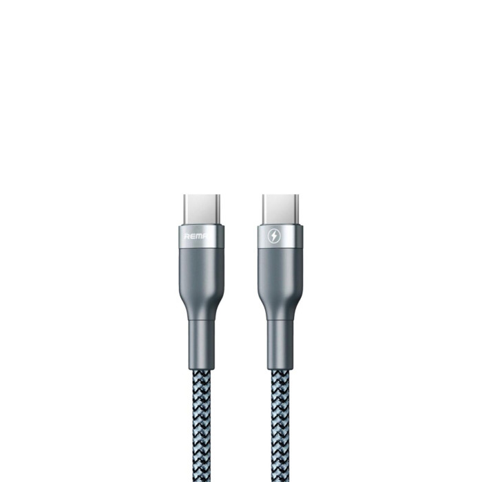 Кабель Remax Sury 2 Type-C to Type-C PD 3А 1M Серый (RC-010-s)