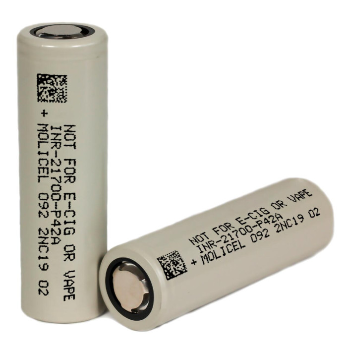 Акумулятор Li-ion 4,2Ah 3.7V 21700 Molicel INR21700-P42A