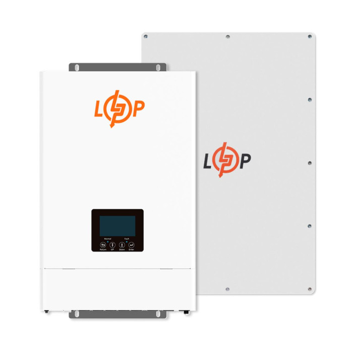 Комплект резервного живлення LogicPower ДБЖ W6000 + літієва (LiFePO4) батарея 5120 Вт/год (37760+37542 100 Ah)