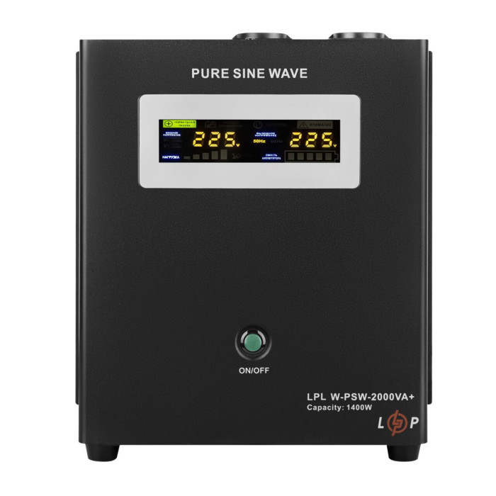 ДБЖ LP LPL-W-PSW-2000VA+ (1400Вт) 10A/20A з правильною синусоїдою 24V