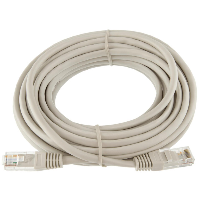 Патч-корд литий UTP RJ45 кат. 5Е 7 м (серый)