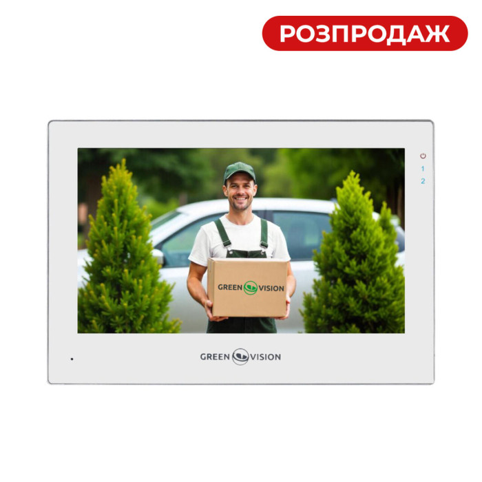 Кольоровий Wi-Fi AHD відеодомофон GV-059-AHD-M-VD7SD White