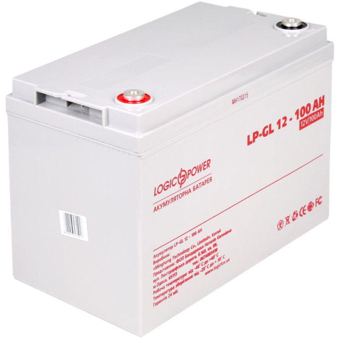Акумулятор гелевий LP-GL 12V - 100 Ah Silver