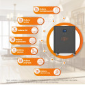 Система резервного живлення LP Autonomic Power FW 2500W (АКБ 2600Wh) Графіт глянець