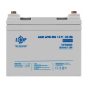 Акумулятор мультигелевий LPM-MG 12V - 33 Ah + праворуч