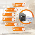 Комплект резервного живлення ДБЖ + мультигелева батарея (UPS B500 + АКБ MG 1200Wh)