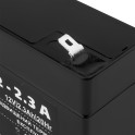 Акумулятор AGM LP 12V - 2.3 Ah Silver