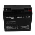 Акумулятор AGM LP 12V - 17 Ah Silver