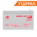 Акумулятор гелевий LPM-GL 12V - 7 Ah Уцінка 08/24