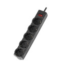 Мережевий фільтр PREMIUM LP-X5 5 м Black (3520Вт)