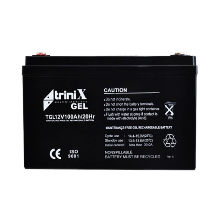 Акумулятор 12В 100А/год гелевий Trinix TGL12V100Ah/20Hr