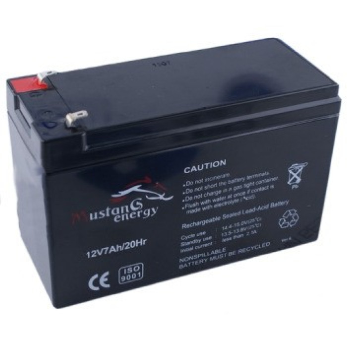 Акумуляторна батарея Mustang Energy 12V7,2Ah/20Hr