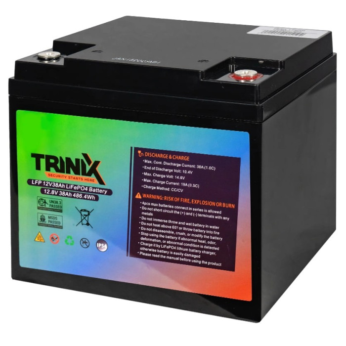 Акумуляторна батарея TRINIX LFP 12V38Ah LiFePo4