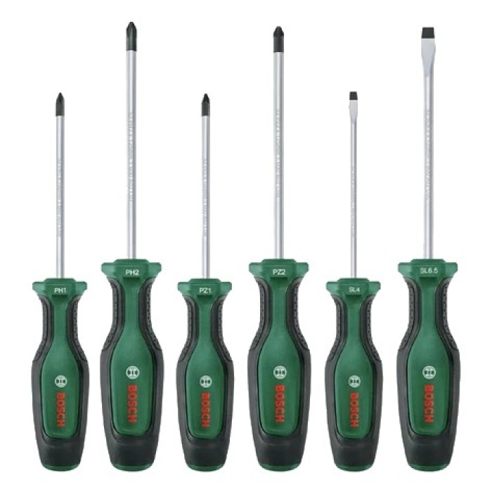 Набір викруток Bosch (1600A02BX7) PH/PZ/SL 6 шт
