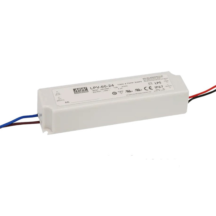 Блок живлення Mean Well LPV-60-24 Rohs AC/DC 24В 2.5А