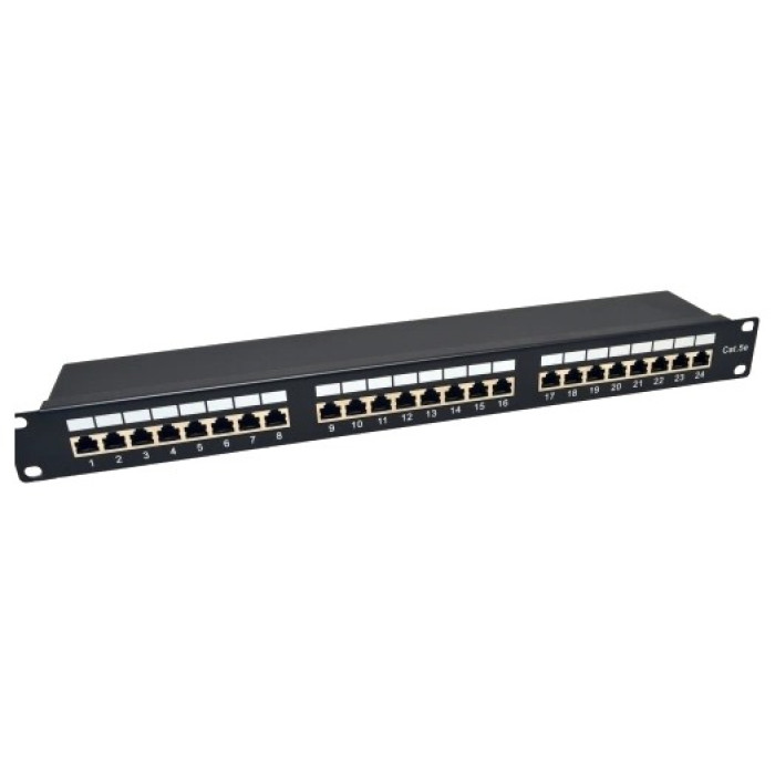Патч-панель 19″ 24xRJ-45 FTP кат. 5e