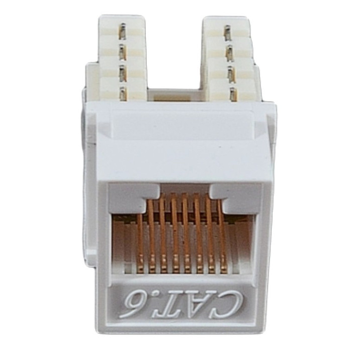 Модуль KeyStone RJ45 UTP, кат. 6, 110, Slim, W - 16.6 мм, білий EPNew 6KTVM-U0WH