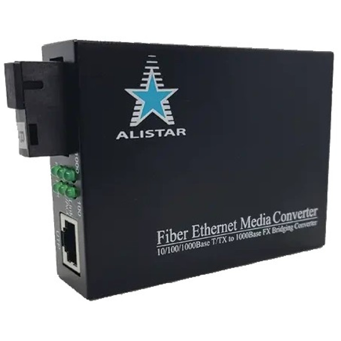 Медіаконвертор ALISTAR X3G 1G 10/100/1000BASE-T RJ-45 - 1000BASE-LX 1SM WDM SC