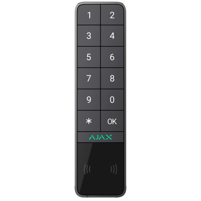 Бездротова клавіатура Ajax Keypad Outdoor graphite