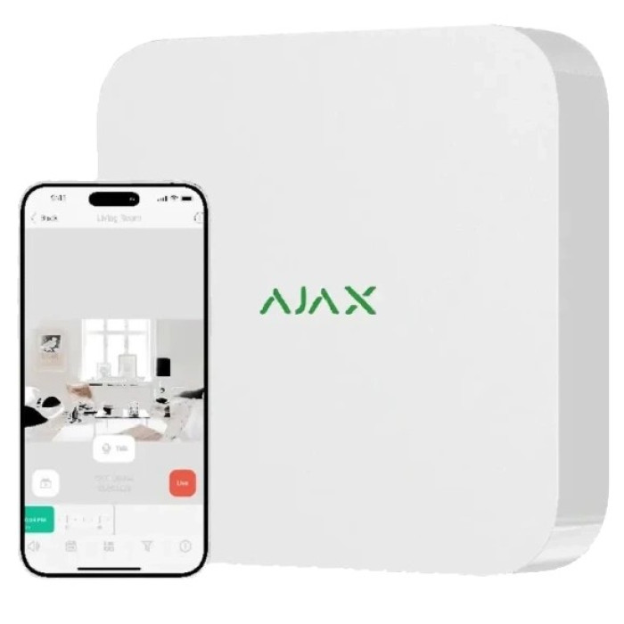 Відеореєстратор Ajax NVR (8ch) (8EU) white