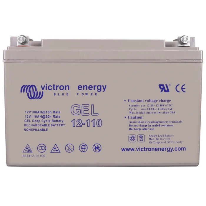 Свинцево-кислотна акумуляторна батарея Victron Energy Gel 12-110 110A•г 12В гелева