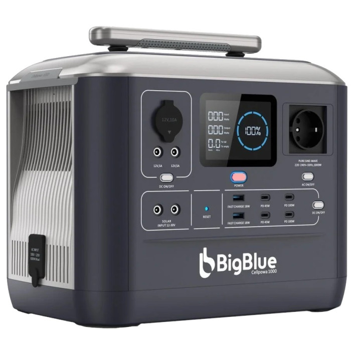 Портативне джерело живлення BigBlue CP1000 1000Вт