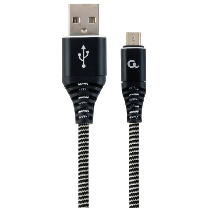 Кабель Cablexpert CC-USB2B-AMmBM-2M-BW USB 2.0/Micro B 2м