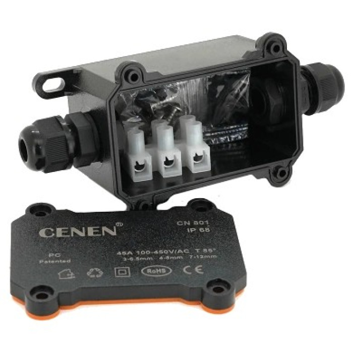 Водонепроникна коробка Voltronic CN801-2 PG7 (3-6.5mm) 1-4 контакти IP68
