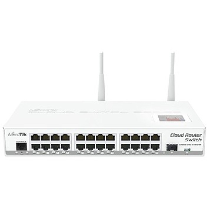 24-портовий керований Cloud комутатор з Wi-Fi MikroTik CRS125-24G-1S-2HnD-IN