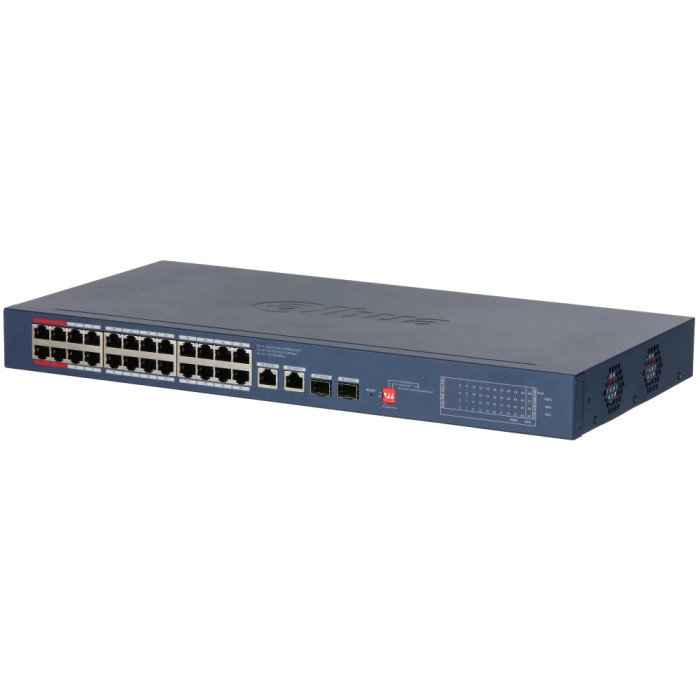 Комутатор 26 портів керований Dahua DH-CS4228-24GT-375 PoE