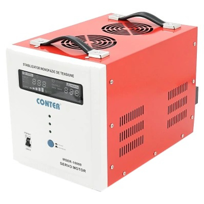 Стабілізатор напруги Conter MSER 10000 VA-V2/7500W однофазний сервопривід