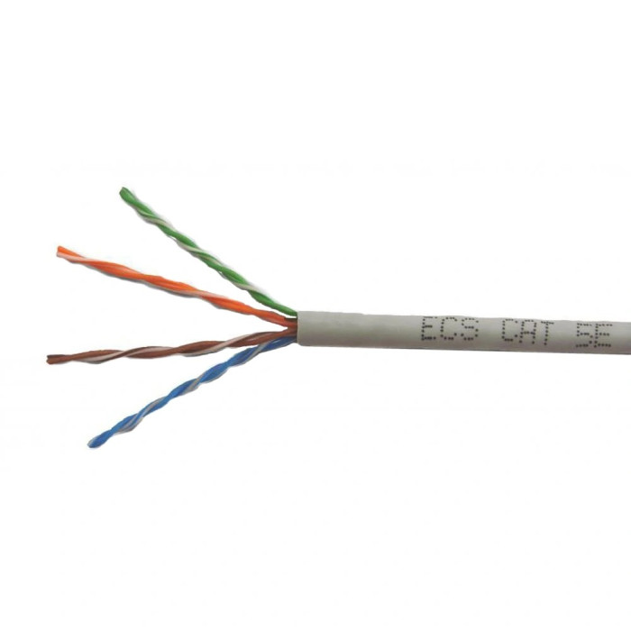 Вита пара UTP cat 5E 4PR (0,50мм) CCA PVC W 305м=1 бхт DCG