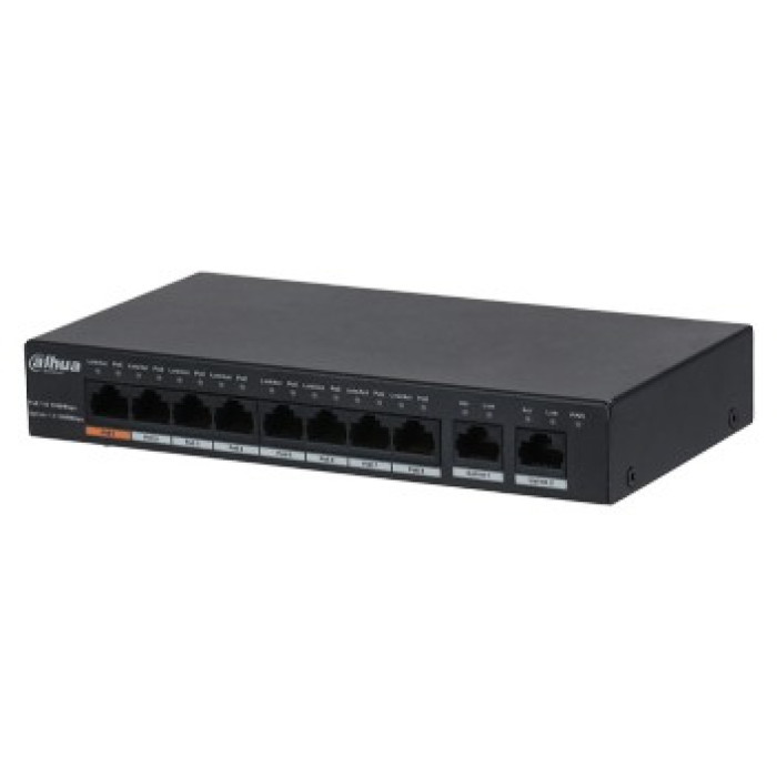 8-портовий з РоЕ Dahua DH-PFS3010-8ET-96