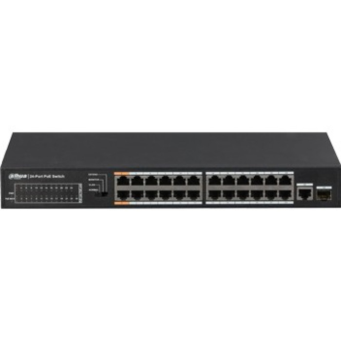 24-портовий POE комутатор Dahua DH-PFS3125-24ET-190