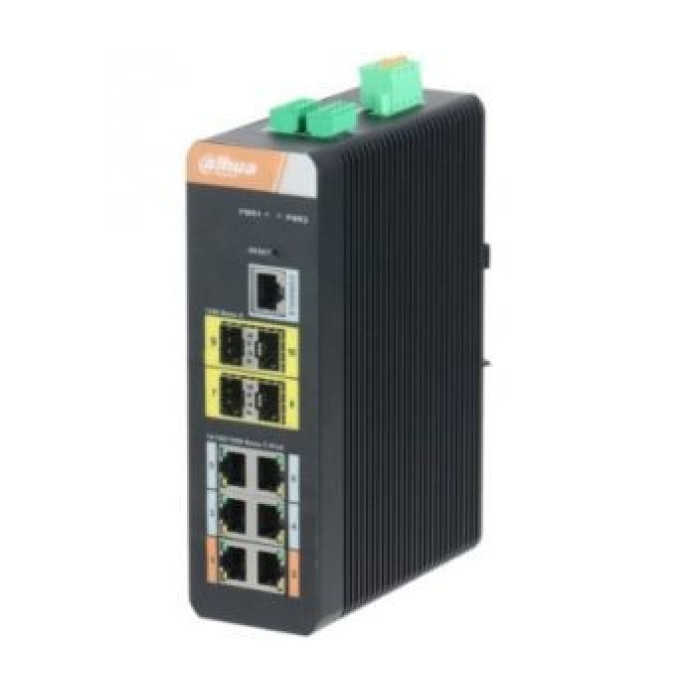 6-портовий керований комутатор з 6 РоЕ портами Dahua DH-PFS4410-6GT-DP