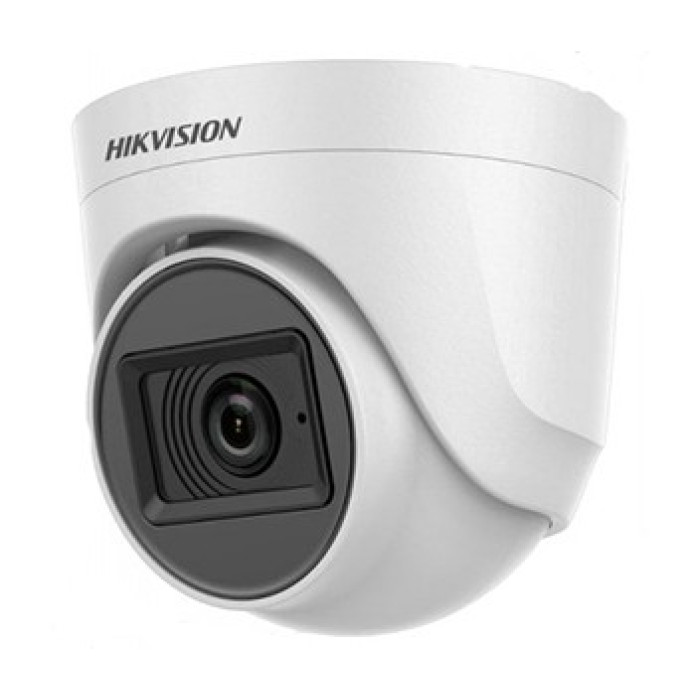 Turbo HD відеокамера Hikvision Hikvision DS-2CE76H0T-ITPFS 5МП (3.6мм) з мікрофоном