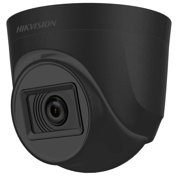 Turbo HD відеокамера Hikvision Hikvision DS-2CE76D0T-ITPFS/Black 2МП (2.8 мм) з мікрофоном