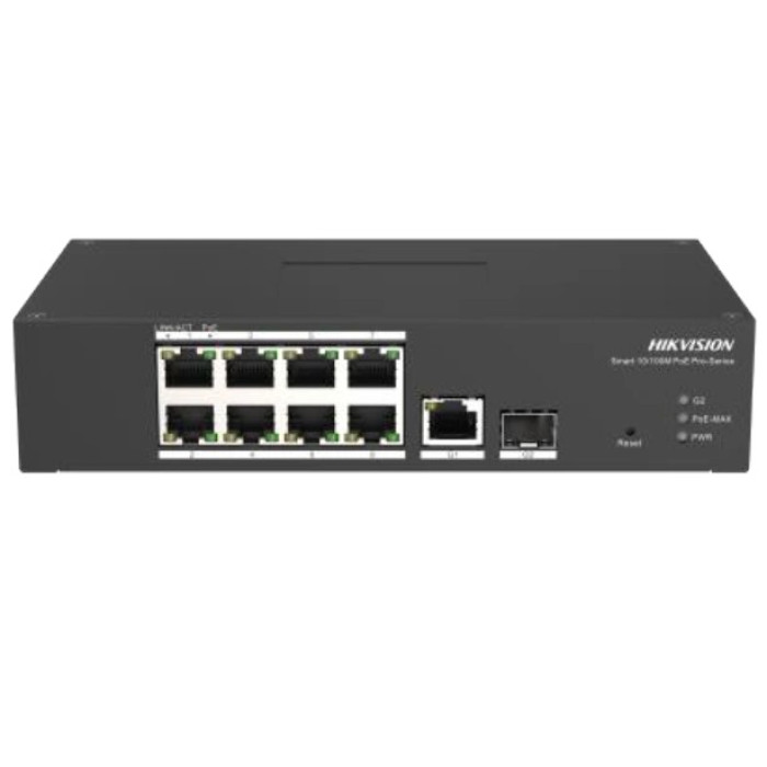 Комутатор 10 портів керований Hikvision DS-3T1310P-SI/HS PoE