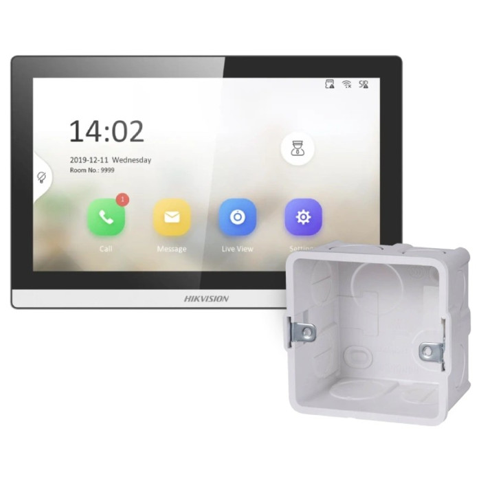 Комплект Hikvision Hikvision DS-KH6350-WТE1 + DS-KAB86