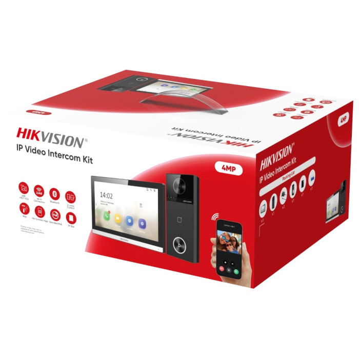 Комплект IP-відеодомофона Hikvision Hikvsion DS-KIS610-P